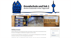 Desktop Screenshot of freie-schule-pankow.de