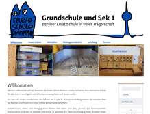 Tablet Screenshot of freie-schule-pankow.de
